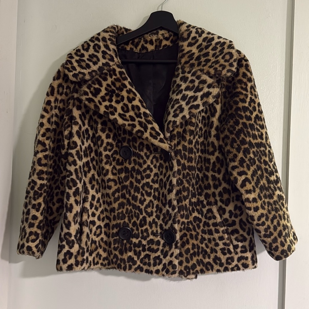 Vintage fur jacket coat